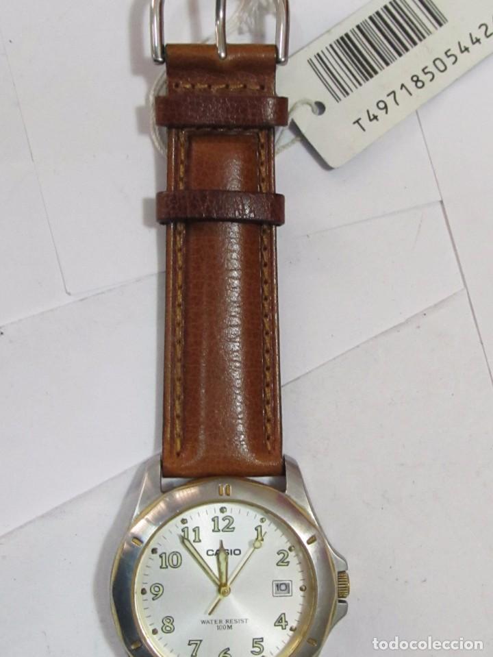 Relojes - Casio: RELOJ DE ACERO CASIO DE QUARTZ NUEVO/CR14-42 - Foto 3