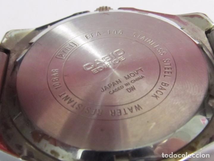 Relojes - Casio: RELOJ CASIO EDIFICE DE CUARZO, ANAL&Oacute;GICO Y DIGITAL - CON ESTUCHE - Foto 5