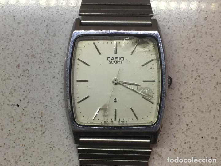 Relojes - Casio: Dos relojes de pulsera con correa met&aacute;lica. - Foto 2