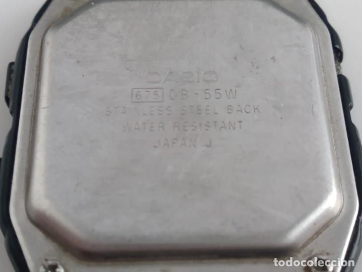 Relojes - Casio: ANTIGUO RELOJ CASIO MODELO 675 DB 55 W - Foto 4