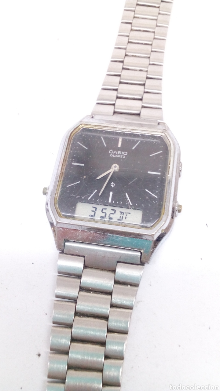 Relojes - Casio: Reloj Casio AQ222 Quartz en funcionamiento vintage - Foto 1