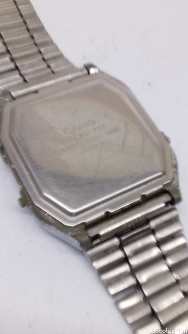 Relojes - Casio: Reloj Casio AQ222 Quartz en funcionamiento vintage - Foto 4