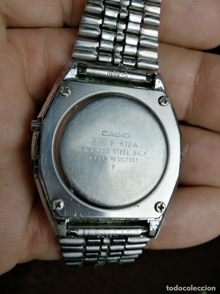Relojes - Casio: RELOJ PULSERA CASIO B612 W MODULO 695- LEER DESCRIPCION - Foto 4