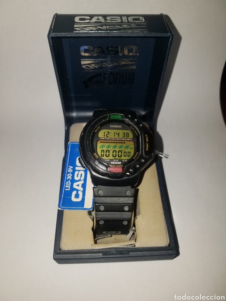 Relojes - Casio: RELOJ CASIO VINTAGE AÑOS 90 1176-LED 30 FUNCIONANDO. - Foto 1 - 182143318