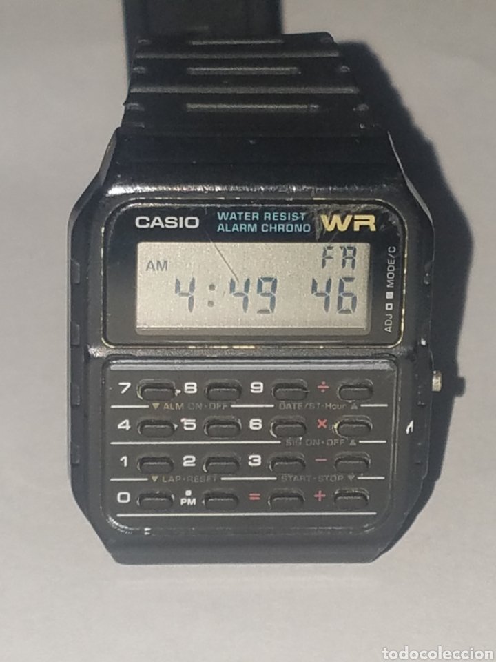 Reloj Casio Calculadora años 80 Modelo CA-53W-1
