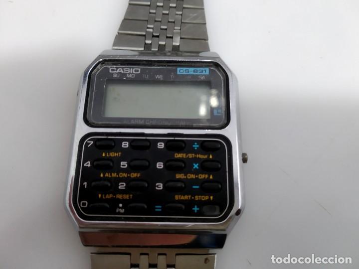 Relojes - Casio: ANTIGUO RELOJ CASIO 231 CALCULADORA CS 831 - Foto 1