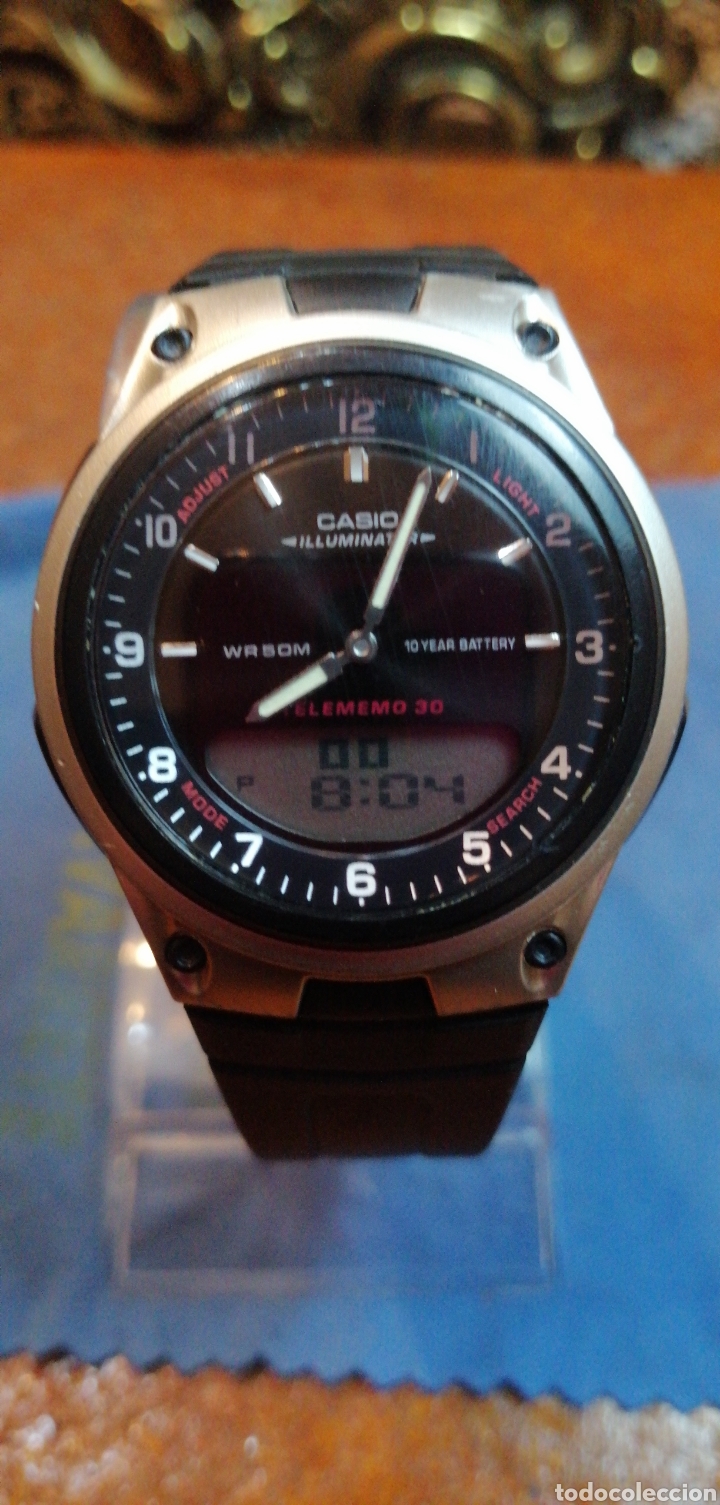 casio illuminator watch wr50m