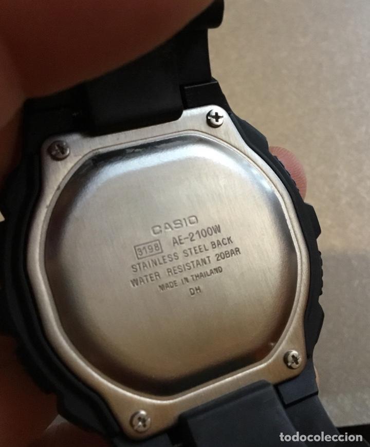 Relojes - Casio: Reloj Casio world time 3198 AE-2100W Como nuevo - Foto 4