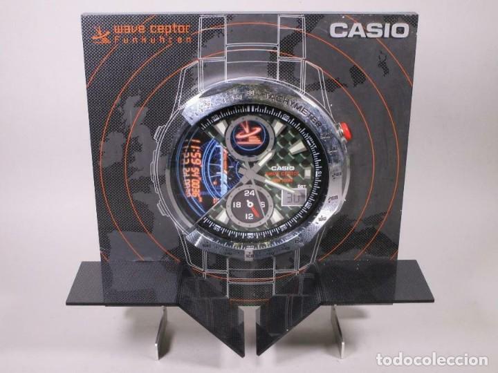 Relojes - Casio: MAQUETA Casio Wave Ceptor PARA PUBLICIDAD aprox. cm 40 x 37,5 CMS - Foto 2 - 211653663