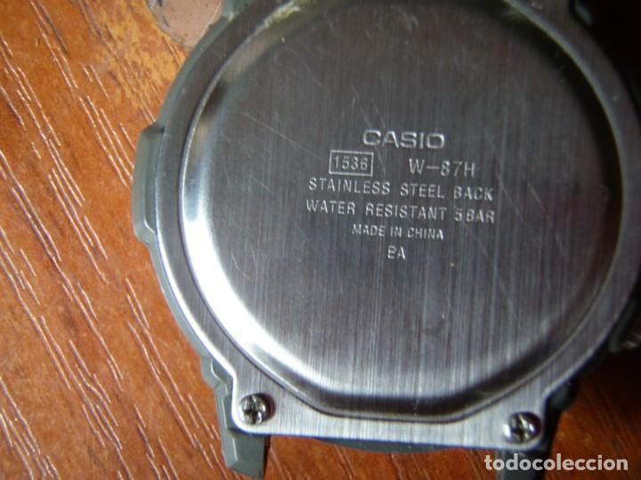Relojes - Casio: RELOJ DIGITAL CASIO W-87H W87H FUNCIONANDO PERFECTO - Foto 4