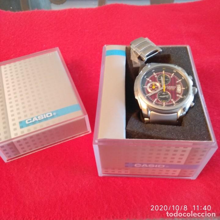 Relojes - Casio: Precioso reloj Casio, en su estuche con papeles, funcionando pila nueva. Ver fotos, excelente. - Foto 6 - 220355606