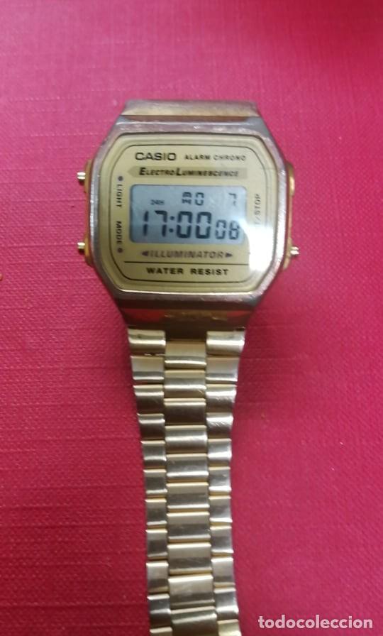 Relojes - Casio: RELOJ CASIO ALARM CHRONO DORADO FUNCIONA - Foto 2