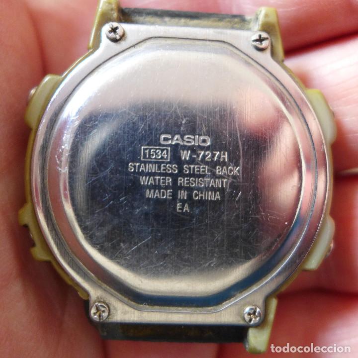 Relojes - Casio: RELOJ DE PULSERA CASIO W-727H - 1534 - Foto 7