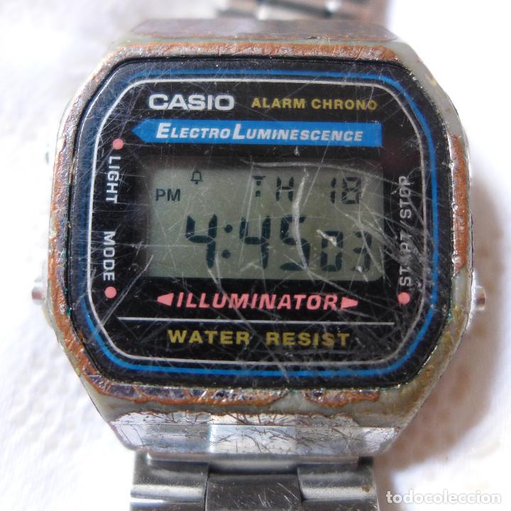 Relojes - Casio: RELOJ DE PULSERA CASIO ELECTRO LUMINESCENCE A-168 - 3298 - Foto 4