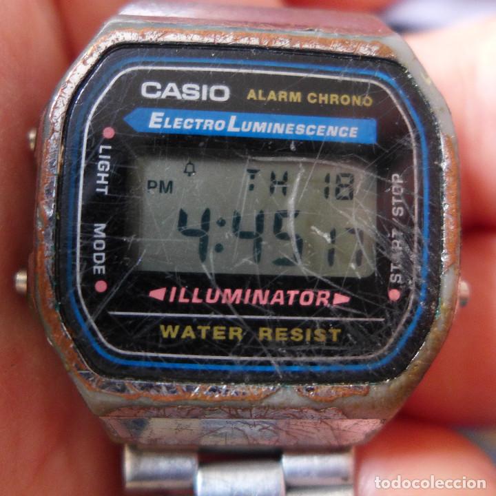 Relojes - Casio: RELOJ DE PULSERA CASIO ELECTRO LUMINESCENCE A-168 - 3298 - Foto 5