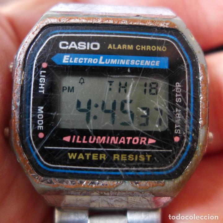 Relojes - Casio: RELOJ DE PULSERA CASIO ELECTRO LUMINESCENCE A-168 - 3298 - Foto 6