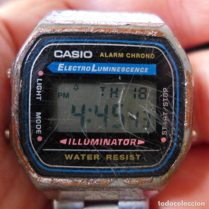 Relojes - Casio: RELOJ DE PULSERA CASIO ELECTRO LUMINESCENCE A-168 - 3298 - Foto 7