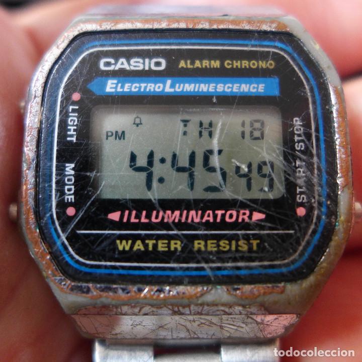 Relojes - Casio: RELOJ DE PULSERA CASIO ELECTRO LUMINESCENCE A-168 - 3298 - Foto 8