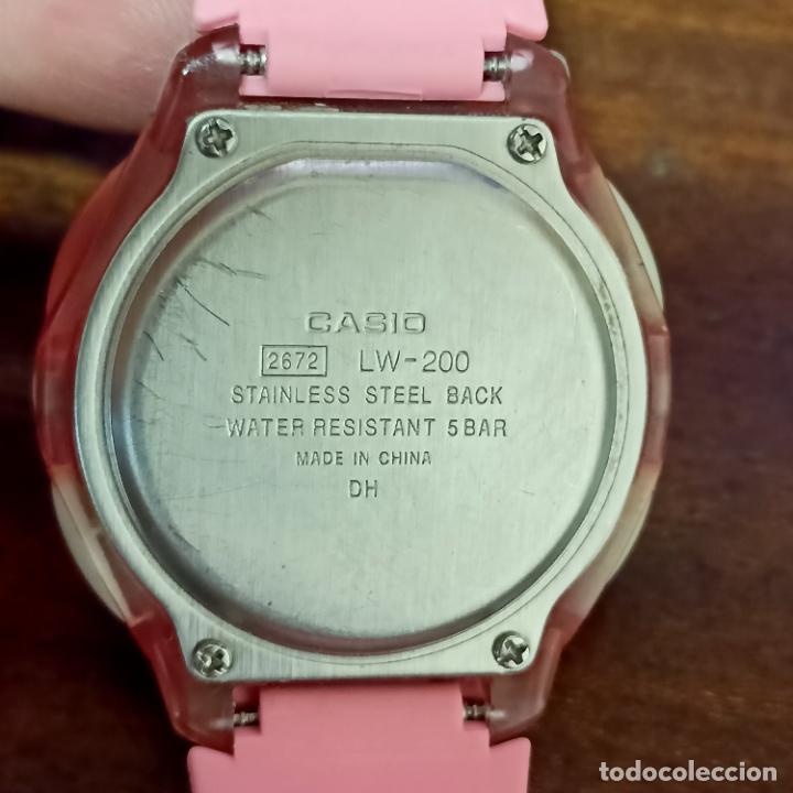 Casio LW-200 Reloj Niña Digital Rosa Deportivo Mujer