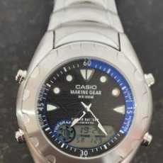 Relojes - Casio: RELOJ CASIO MARINE GEAR WR 100 M - CON CAJA Y GARANTIA - NUEVO A ESTRENAR. Lote 314941228