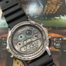 Relojes - Casio: RELOJ CASIO DW 7300 ” QUATTRO GRAPH ” BLACK - JAPAN 1991 (VER FOTOS). Lote 318006123