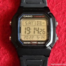 Relojes - Casio: CASIO W-800 10 BAR CORREA Y PASADOR ORIGINALFUNCIONA PERFECTAMENTE. Lote 339369868