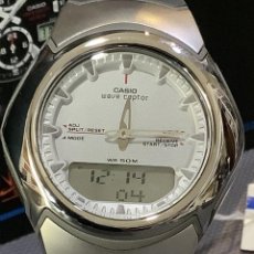 Relojes - Casio: RELOJ CASIO WVA 104HDE WHITE ”WAVE CEPTOR” ¡NUEVO! (VER FOTOS). Lote 342974633