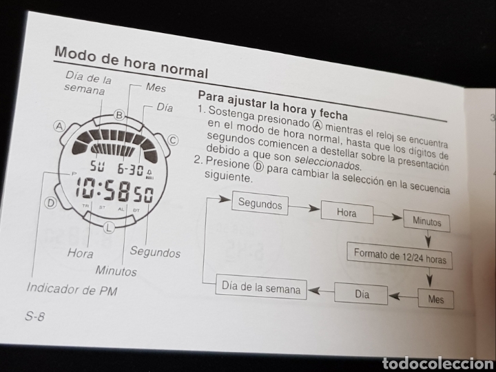 Relojes - Casio: Manual Original CASIO MOD.1822 1968 nuevo - Foto 2