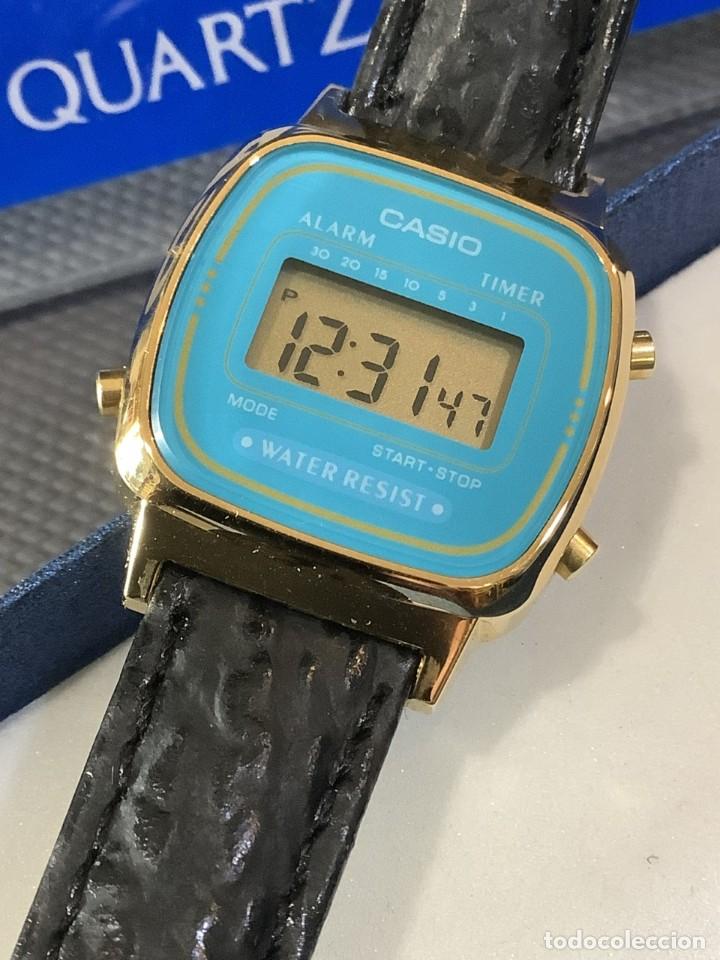 Montres - Casio: RELOJ CASIO de Se&ntilde;orita. LA 670 &rdquo;Vintage Gold Blue&rdquo; (VER FOTOS)