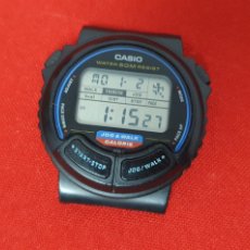 Relojes - Casio: RELOJ CASIO WATER 50 M RESIST JOG & WALK GALORIE FUNCIONA. MIDE 38.7 MM DIAMETRO. Lote 364369071