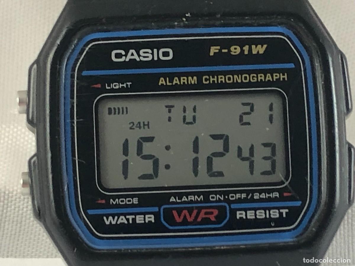 Relojes - Casio: CASIO F-91W DI&Aacute;METRO 35,8MM - Foto 3