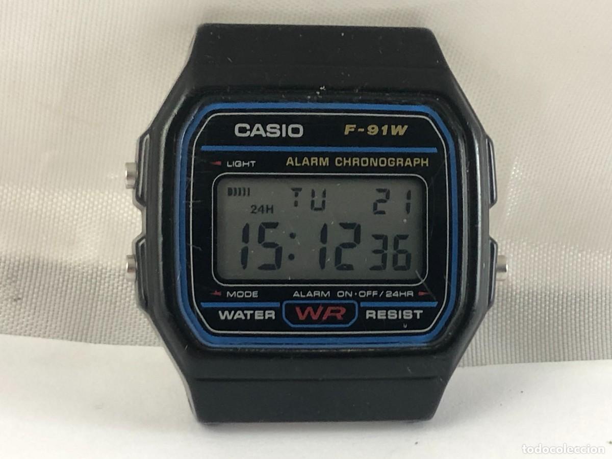 Relojes - Casio: CASIO F-91W DI&Aacute;METRO 35,8MM - Foto 7