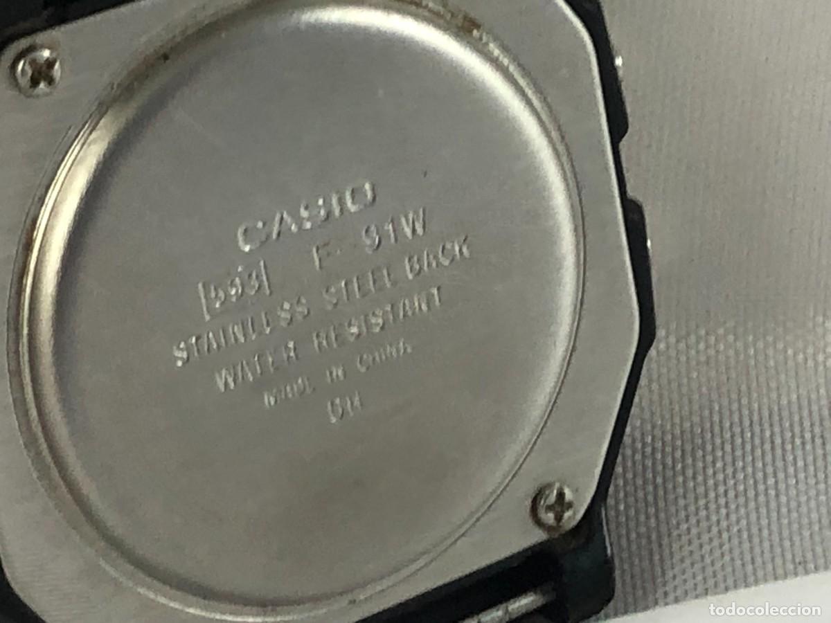 Relojes - Casio: CASIO F-91W DI&Aacute;METRO 35,8MM - Foto 9