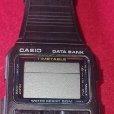 Relojes - Casio: RELOJ VINTAGE CASIO DATA BANK TIMETABLE. Lote 396089769