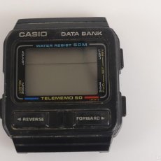 Relojes - Casio: RELOJ CASIO DATA BANK MODELO DB-54W. Lote 399551054