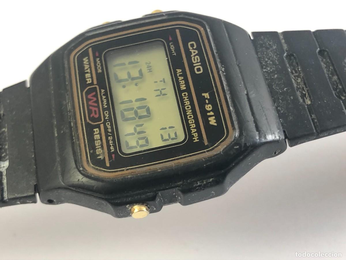 Relojes - Casio: Casio 593 f-91w di&aacute;metro 34 mm - Foto 3