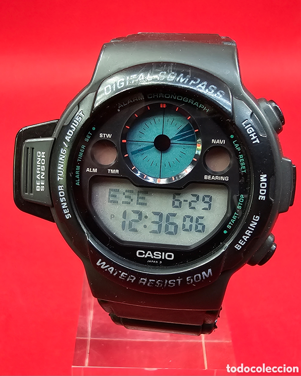 Relojes - Casio: Casio Digital Compass Cpw-110 de los a&ntilde;os 90 - Foto 3