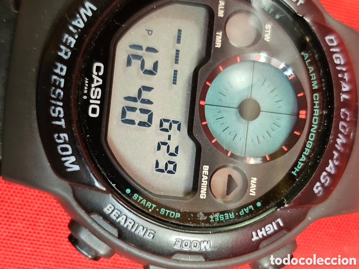 Relojes - Casio: Casio Digital Compass Cpw-110 de los a&ntilde;os 90 - Foto 7