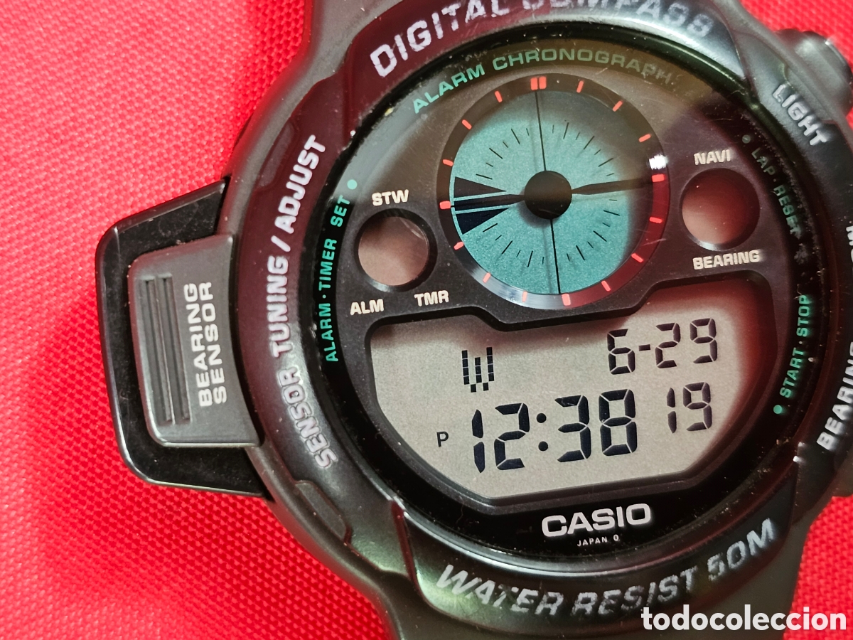 Relojes - Casio: Casio Digital Compass Cpw-110 de los a&ntilde;os 90 - Foto 9