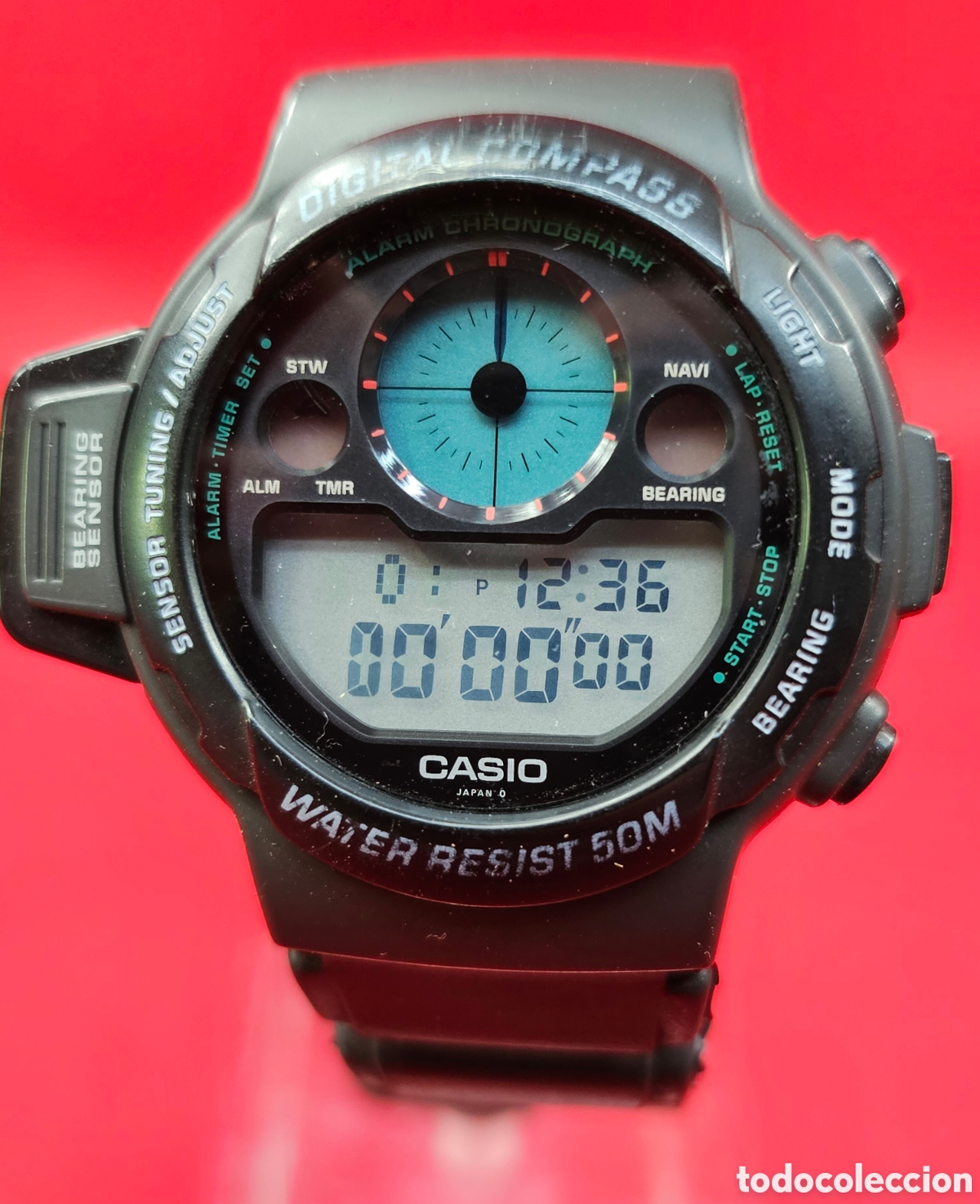 Relojes - Casio: Casio Digital Compass Cpw-110 de los a&ntilde;os 90 - Foto 17
