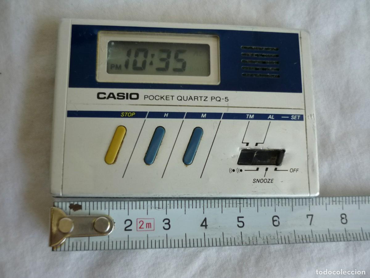 Relojes - Casio: Reloj despertador Casio Pocket Quartz PQ-5, funcionando - Foto 3