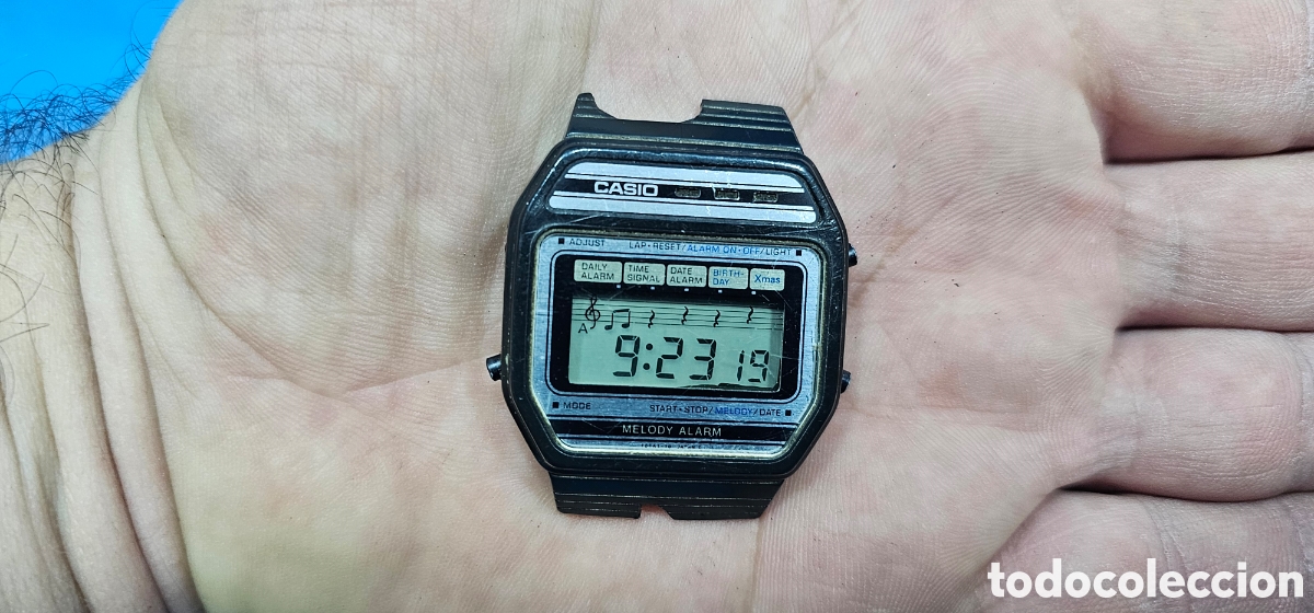 Relojes - Casio: RELOJ CASIO 407M - 52 MELODY ALARM , JAPAN . FUNCIONA - Foto 4