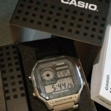 Relojes - Casio: RELOJ DIGITAL CASIO AE1200 3299. AE-1200 ARMIS + MANUAL