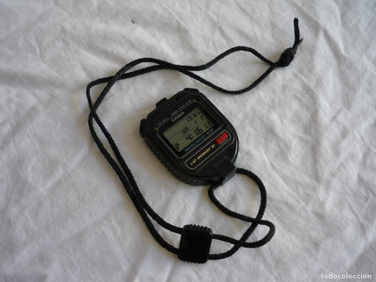 Relojes - Casio: Cron&oacute;metro de mano CASIO Lap Memory 10 funcionando - Foto 2