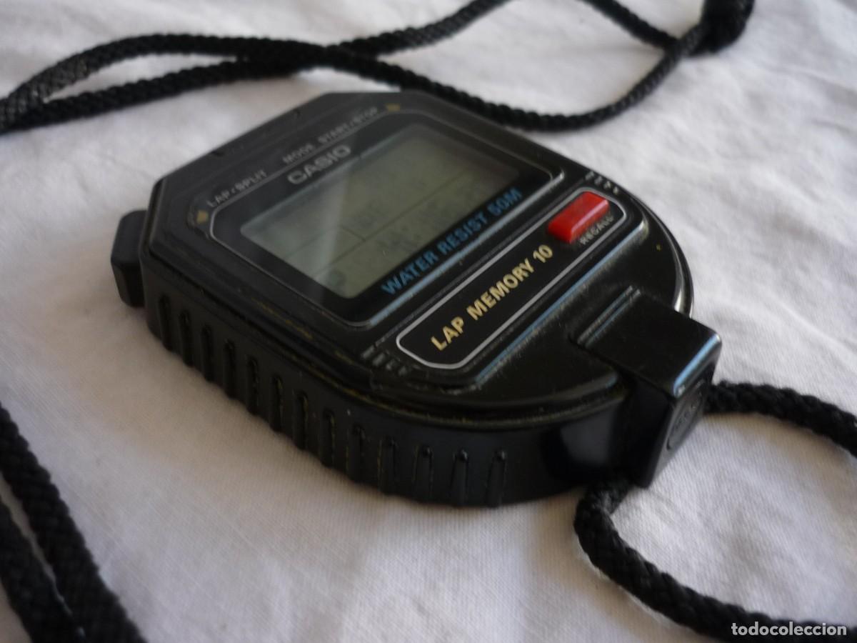 Relojes - Casio: Cron&oacute;metro de mano CASIO Lap Memory 10 funcionando - Foto 4