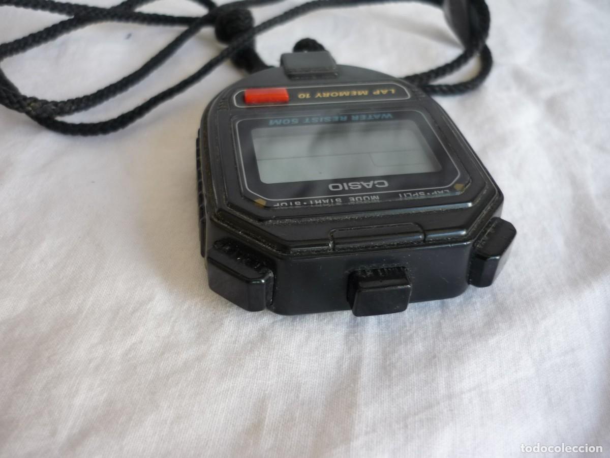 Relojes - Casio: Cron&oacute;metro de mano CASIO Lap Memory 10 funcionando - Foto 9