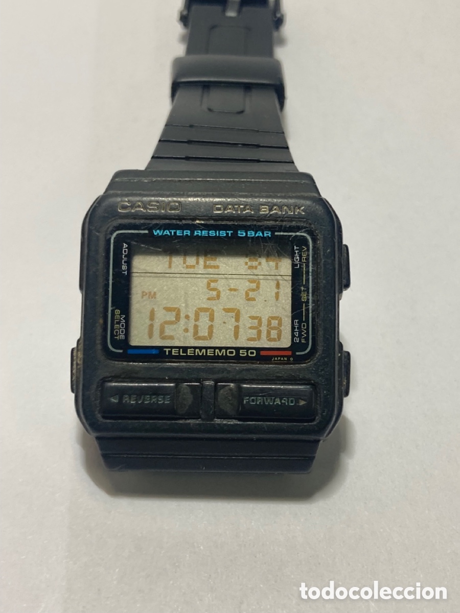 Relojes - Casio: Reloj Casio japon&eacute;s databank ref DB-54W/CR10-20 - Foto 1