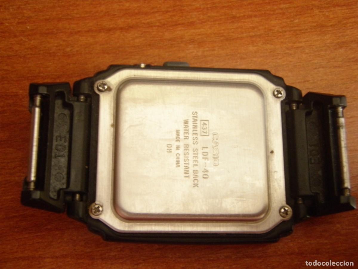 Relojes - Casio: RELOJ DIGITAL CASIO CALCULADORA LDF40 LDF-40 FUNCIONANDO - Foto 3