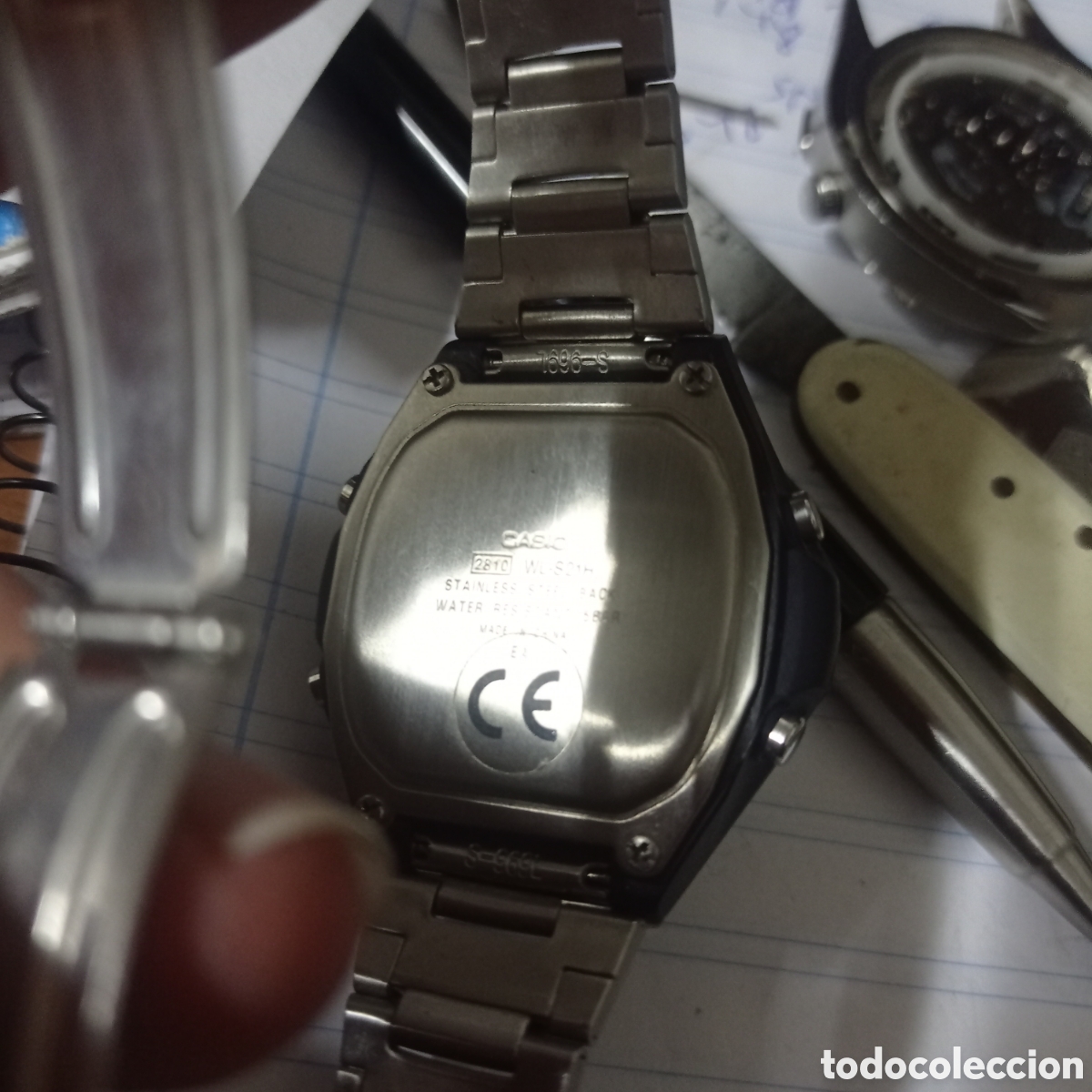 Relojes - Casio: Reloj CASIO TOUCH SOLAR, PILA GASTADA SIN USAR NO FUNCIONA. - Foto 3
