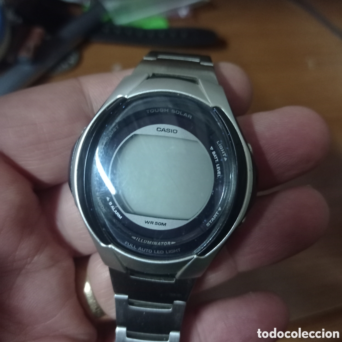 Relojes - Casio: Reloj CASIO TOUCH SOLAR, PILA GASTADA SIN USAR NO FUNCIONA. - Foto 1